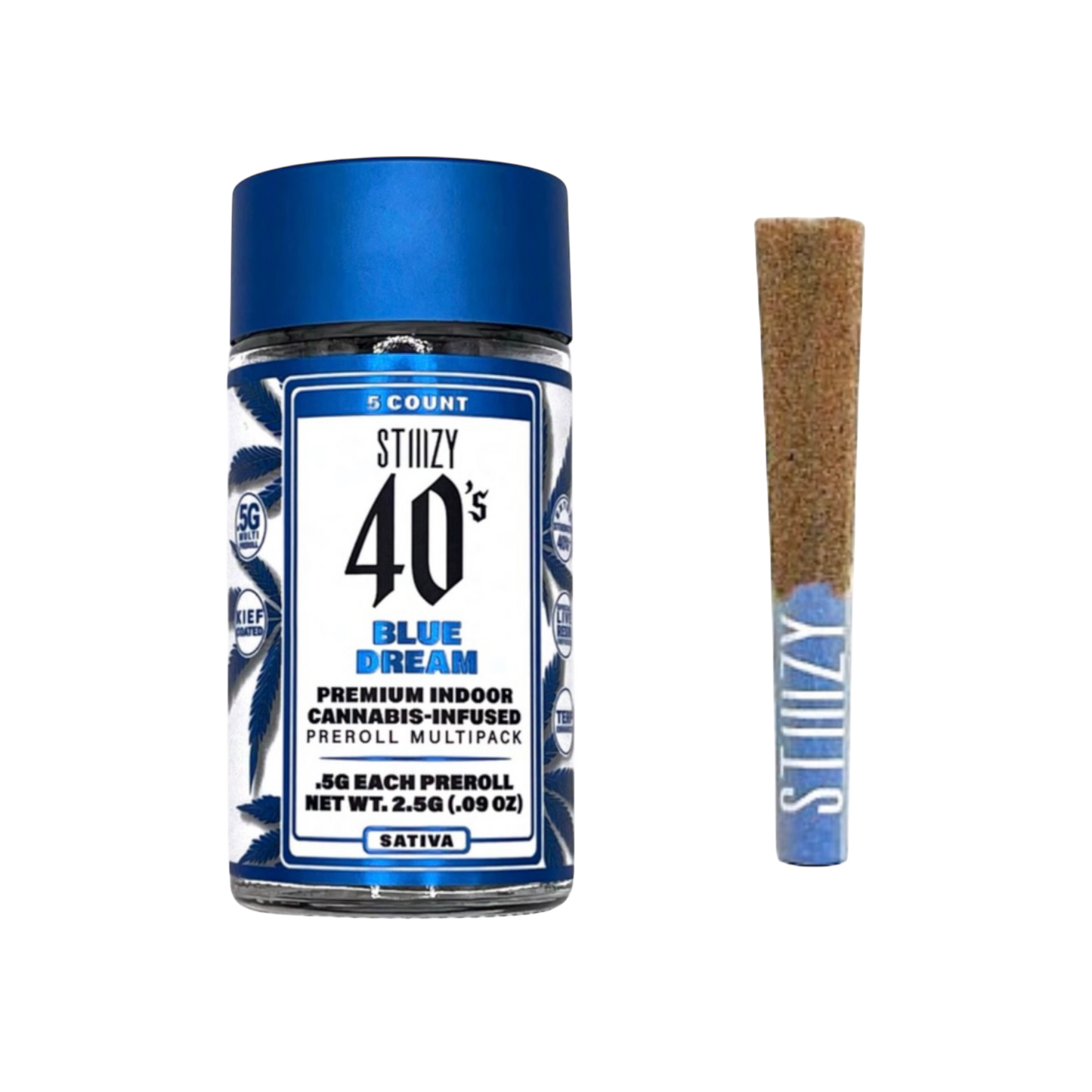 Stiiizy 40´s Infused Pre Rolls - 5 Pack