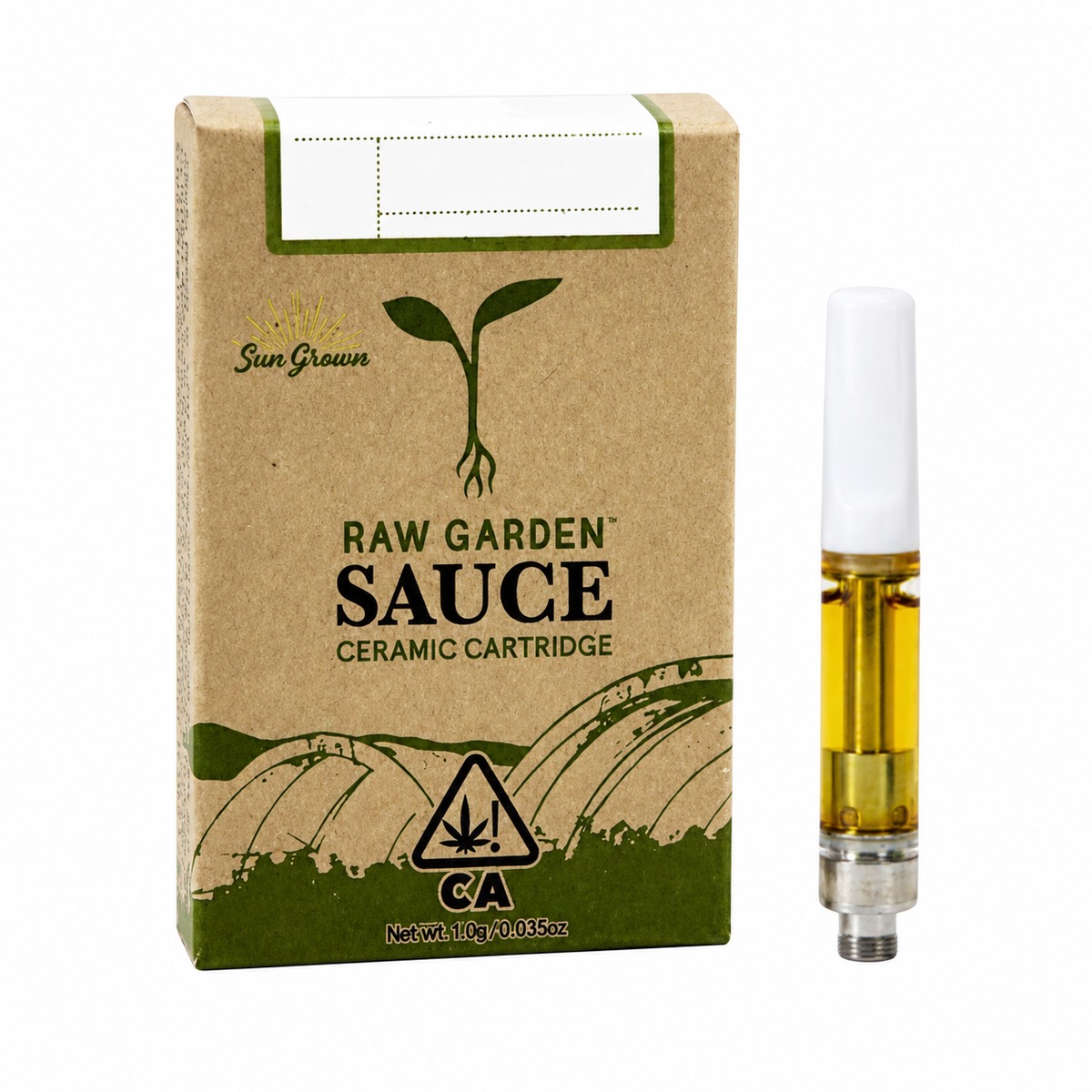Raw Garden Cartridge 1g - Live Resin Sauce
