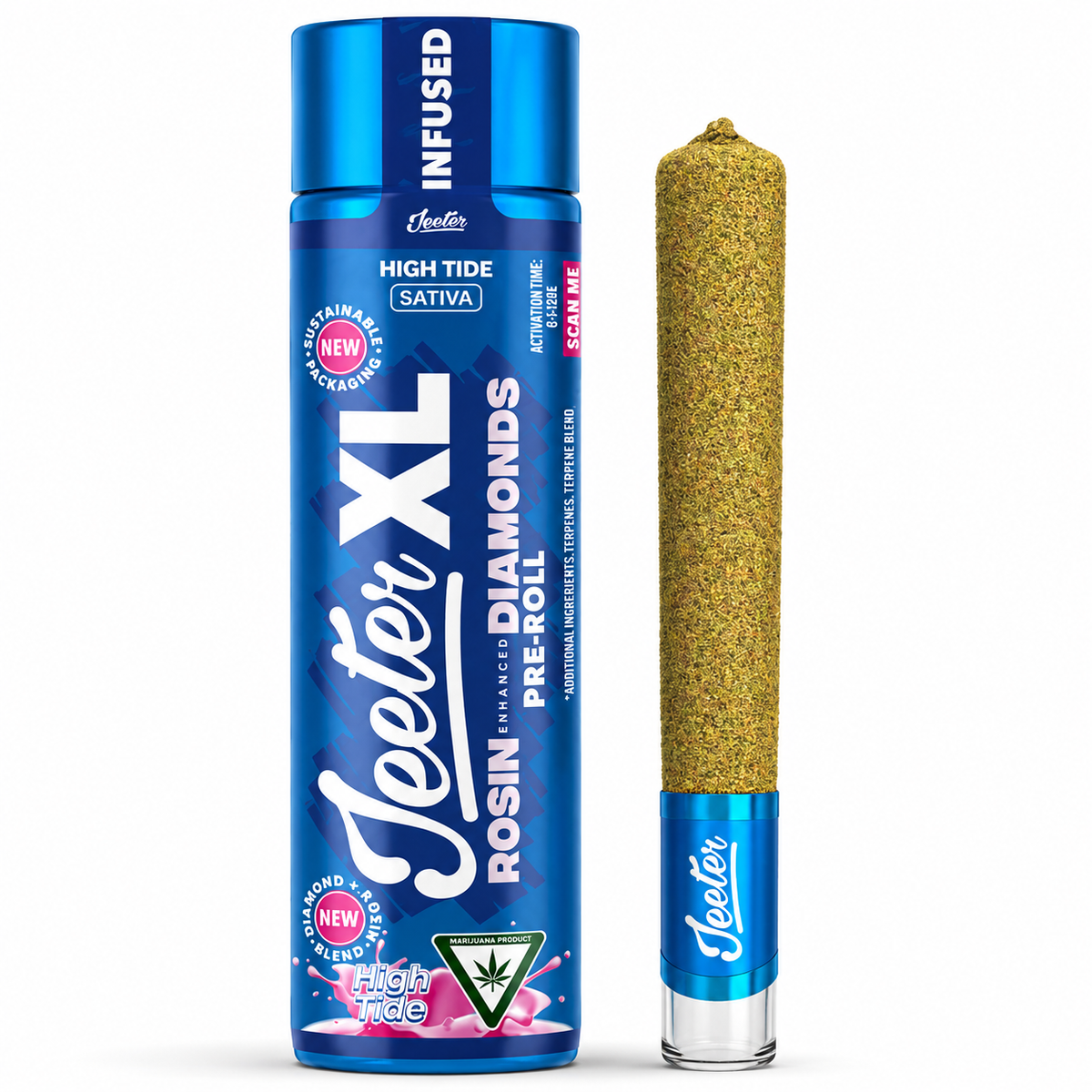 Jeeter XL Rosin Pre Roll 2g - Diamonds + Live Rosin