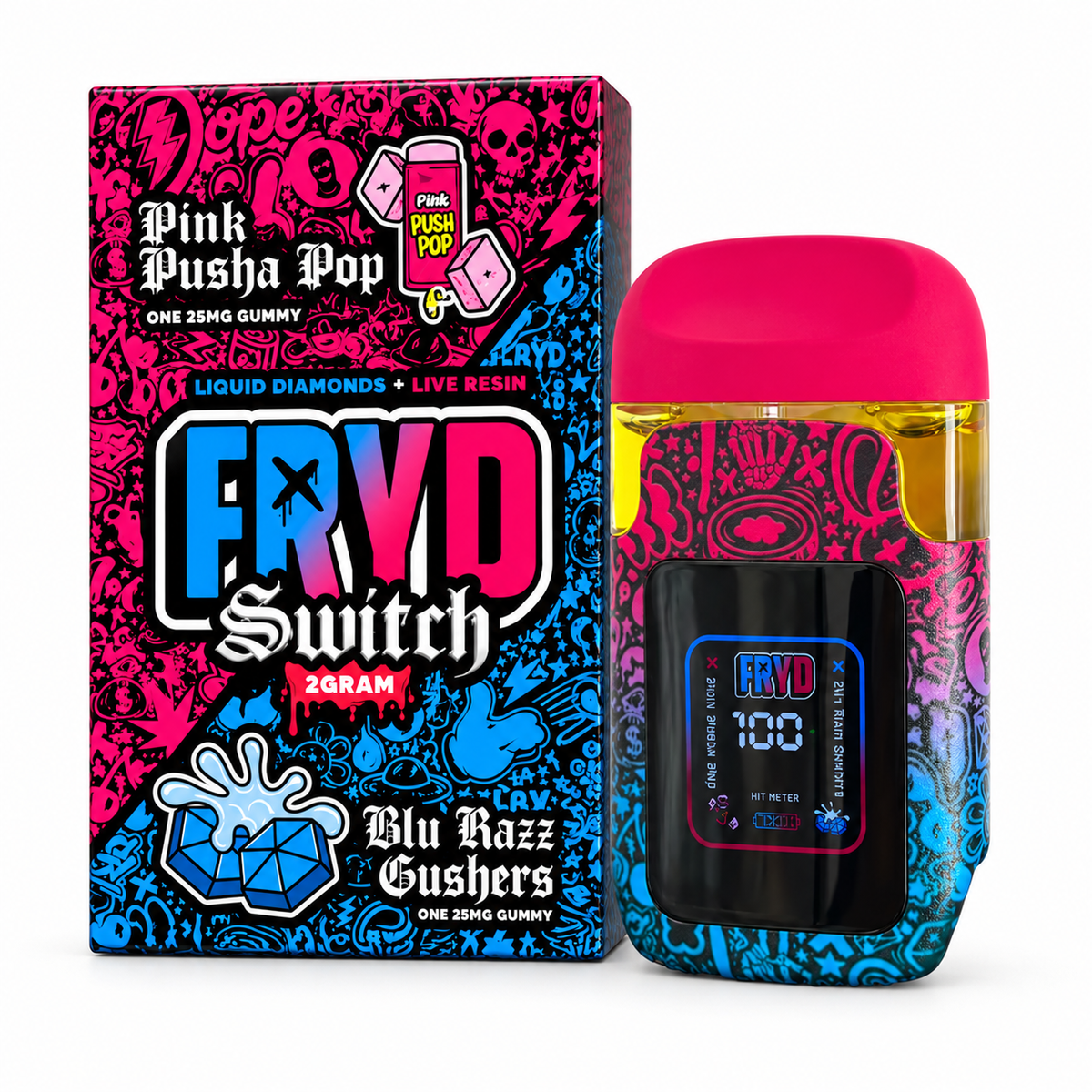 Fryd Switch 2g + 2 Gummies - Liquid Diamonds/Live Resin