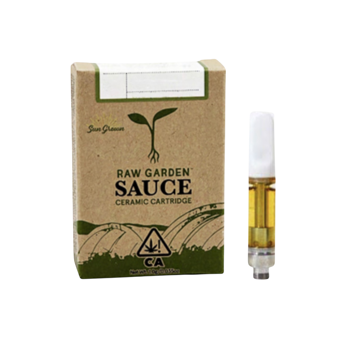 Raw Garden Cartridge 1g - Live Resin Sauce