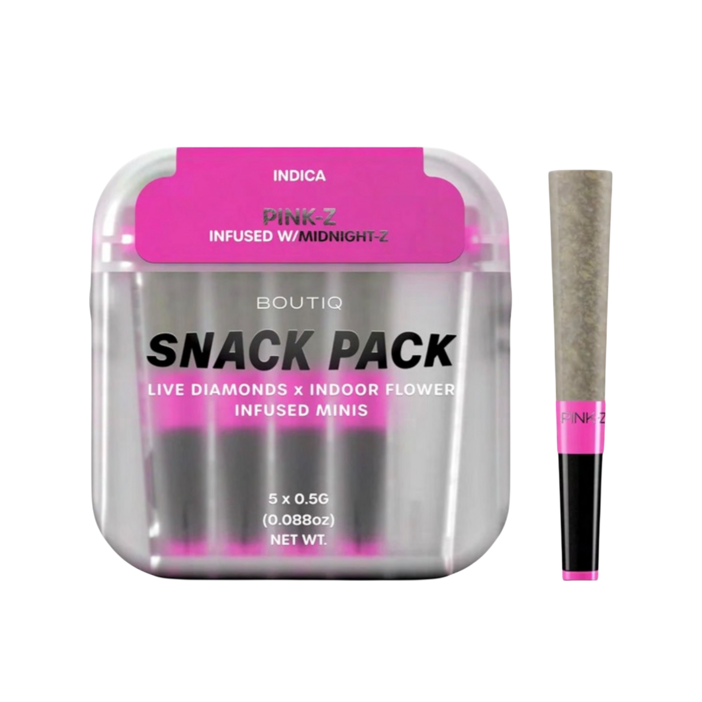 Boutiq Mini Pre Rolls 5 Pack- Live Diamonds Infused